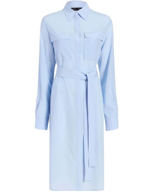 Proenza Schouler Blue Mckenna Midi Dress
