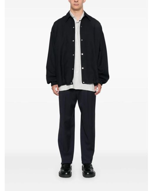 Studio Nicholson Black Wool Bomber Jacket for men