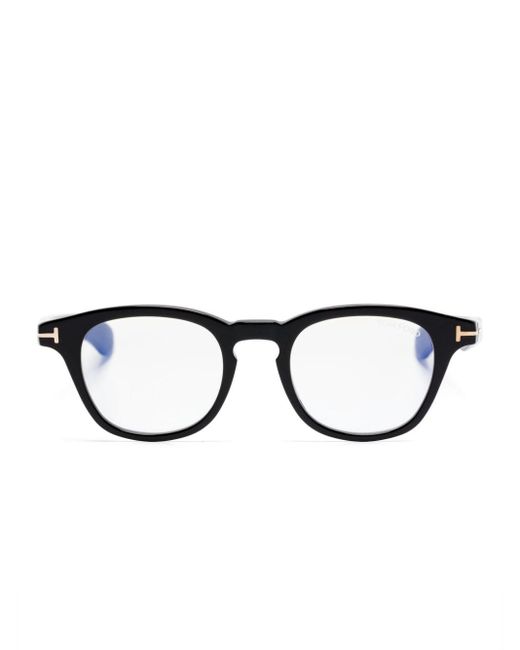 メンズ Tom Ford パント眼鏡フレーム Black