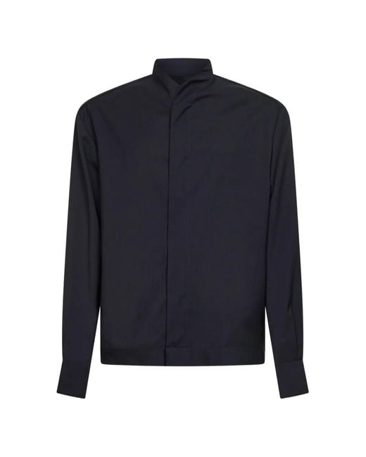 Costumein Blue Buttoned Wool Jacket for men