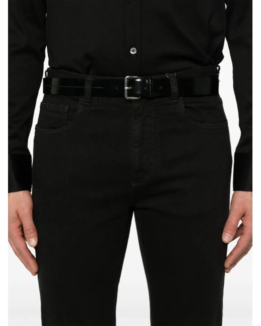 メンズ Canali ストレートジーンズ Black