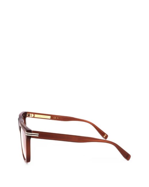 Marc Jacobs Brown Square-Frame Glasses