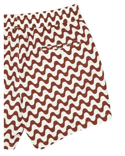 Frescobol Carioca Red Rio Sport Copacabana Swim Shorts for men