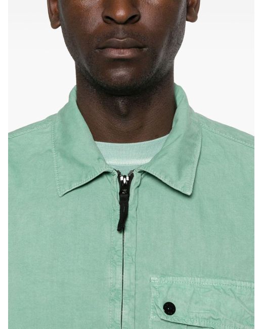 Stone Island Green Overshirt for men