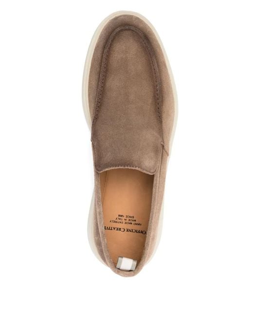 Officine Creative Natural Calf Leather Loafers for men