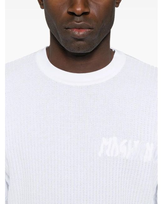Magliano White Waffle T-Shirt for men