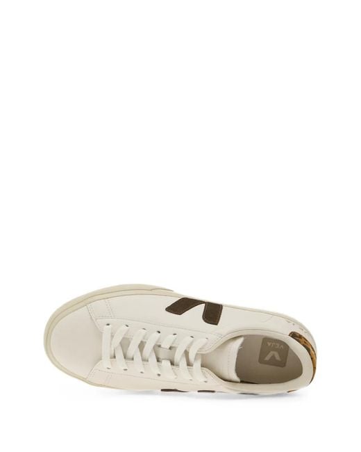 Veja White Campo Leather Camel Wild Country Sneakers