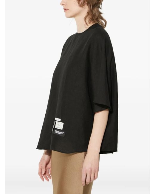 Undercover White Chain-Embellished Boxy Top