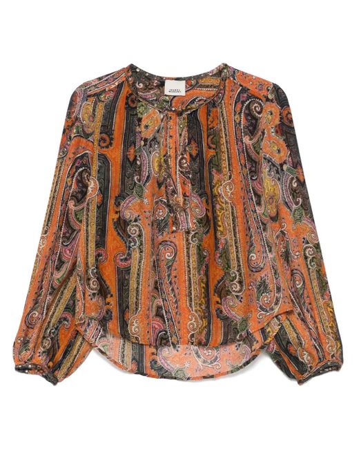 Isabel Marant May ブラウス Brown