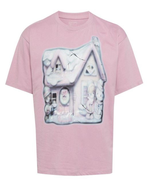 Rassvet (PACCBET) Pink Kyler Tale Cotton T-shirt for men