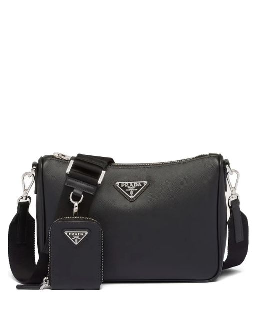 Borsa A Spalla di Prada in Black da Uomo