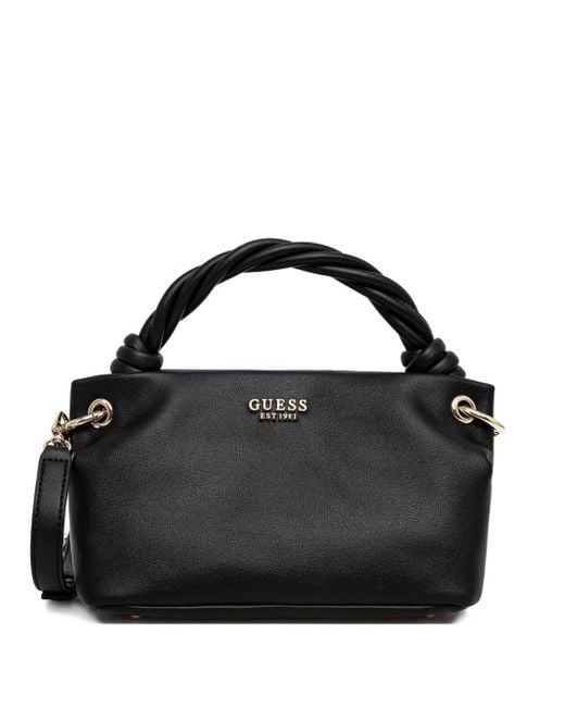 Guess Black Mini Sansa Tote Bag