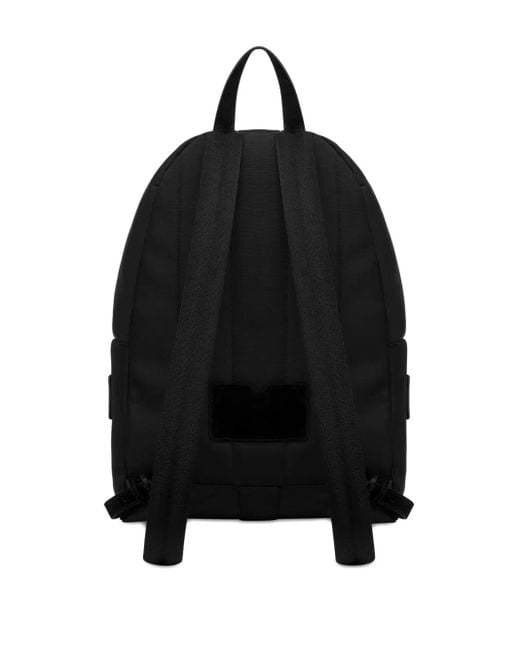 Moschino Black Logo Lettering Backpack for men