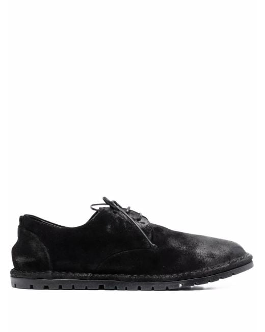 Marsèll Black Plain Lace-Up Shoes for men