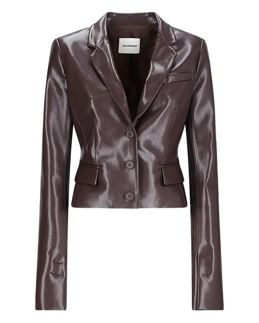 ANDAMANE Black Three-Button Jacket