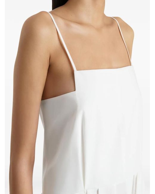 Khaite White Adira Dress