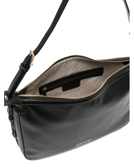 Liu Jo Black Medium Studded Shoulder Bag