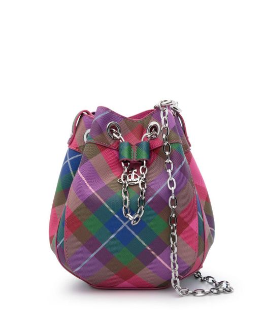 Vivienne Westwood Pink Small Chrissy Bucket Bag