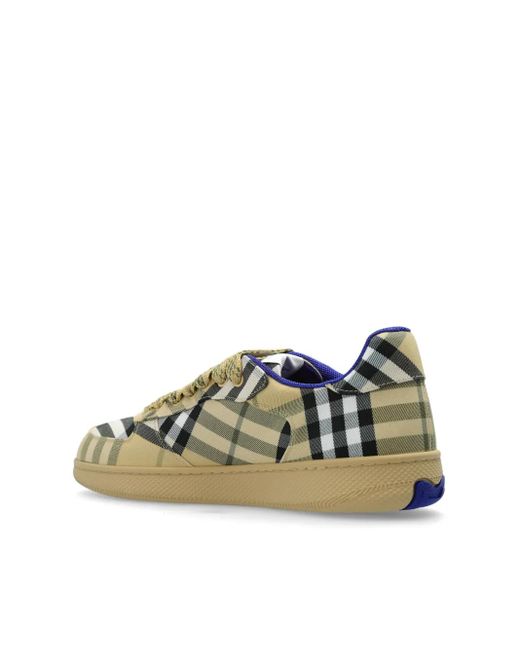 Burberry Sneakers Mit Schottenkaro in Green für Herren