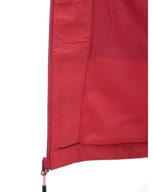 Columbia Red Two-Tone Hooded Jacket