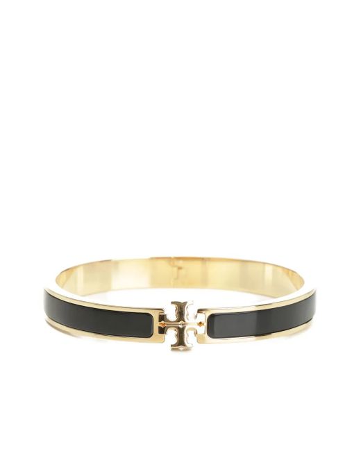 Bracciale Kira Con Smalto di Tory Burch in White