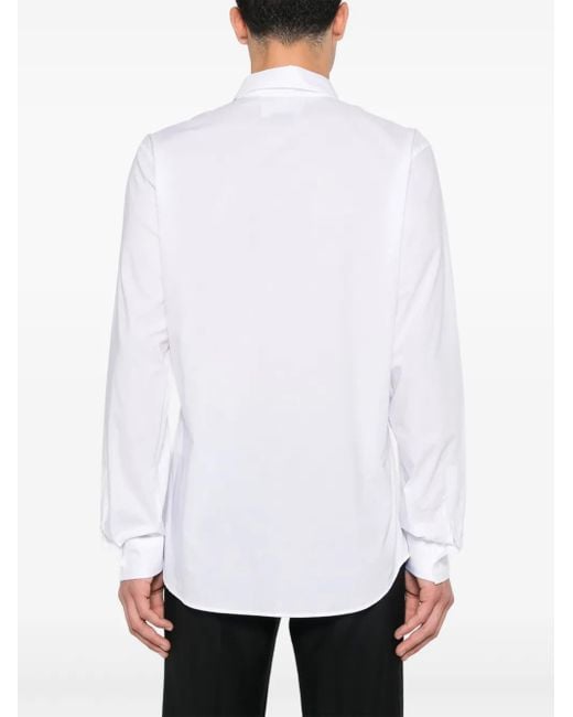 Chemise À Détail De Chaîne V-Emblem Versace Jeans Couture pour homme en coloris White