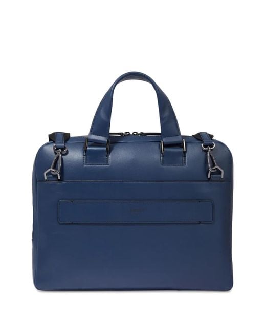 Lancel Blue Max De Leather Briefcase for men