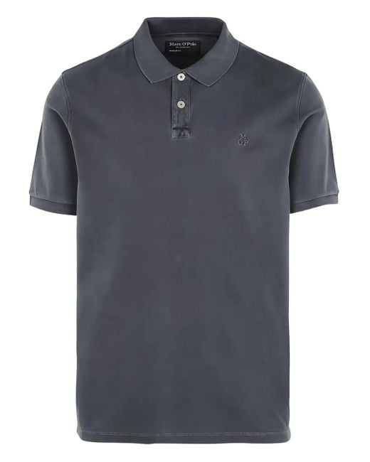 Marc O' Polo Blue Short-Sleeve Polo Shirt for men