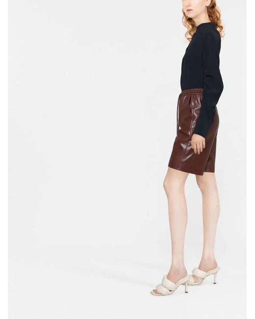 Ferragamo Black Keyhole-Neck Longsleeved Silk Blouse