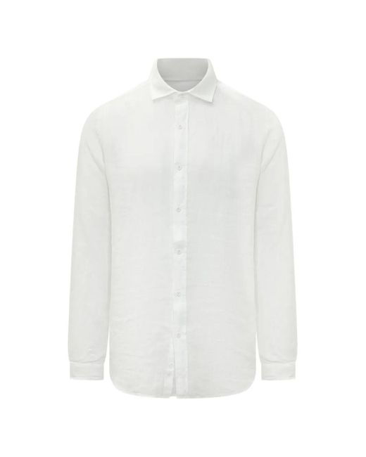 Sundek White Long-Sleeve Shirt for men
