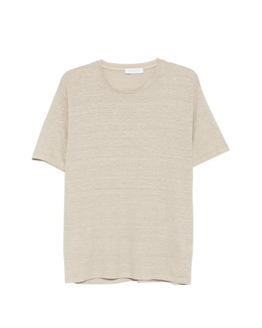 Daniele Fiesoli White Round-Neck Short-Sleeve T-Shirt for men