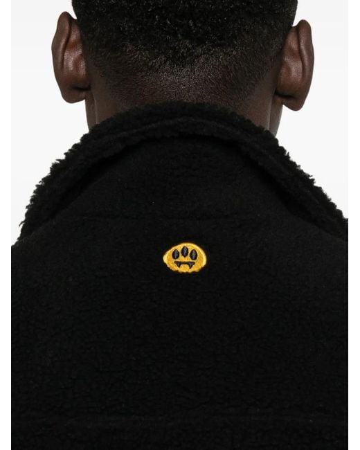 Barrow Hemdjacke Aus Sherpa-Fleece in Black für Herren
