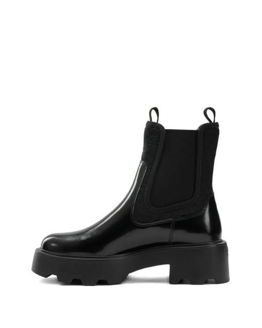 Tory Burch Black T Monogram Chelsea Boots