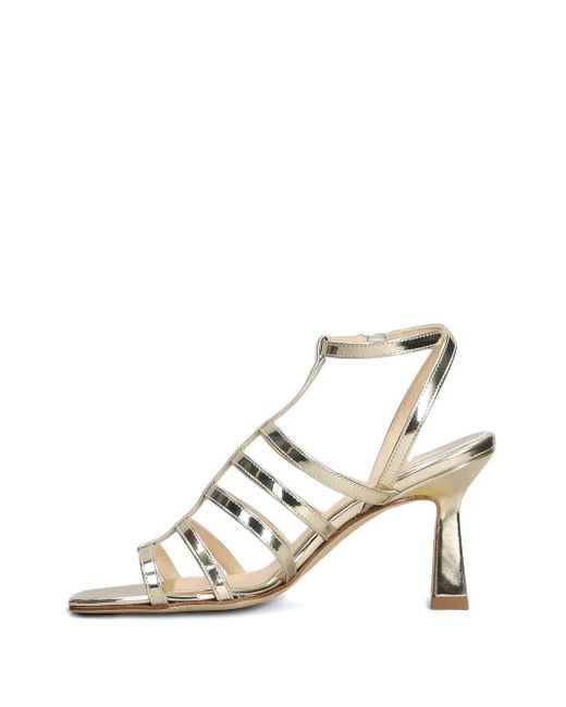 Anna F. 90mm Metallic Sandals