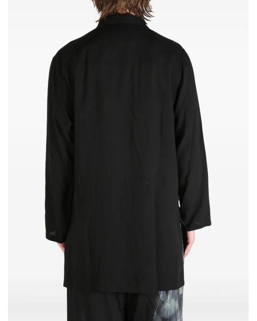 Yohji Yamamoto Button-Up Overhemd in het Black voor heren
