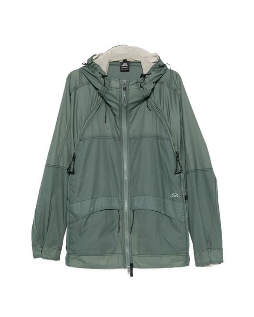 Oakley Green Latitude Veil Flow Jacket for men