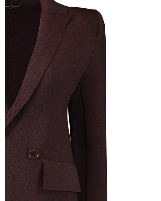 Scanlan Theodore Brown Knitted Blazer