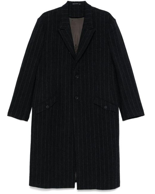 Yohji Yamamoto Mantel Mit Nadelstreifen in Black für Herren