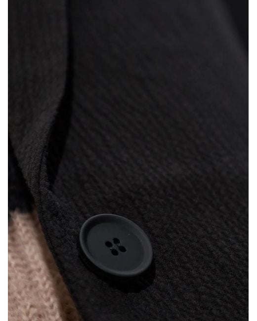 AllSaints Black Essen Buttoned Jacket