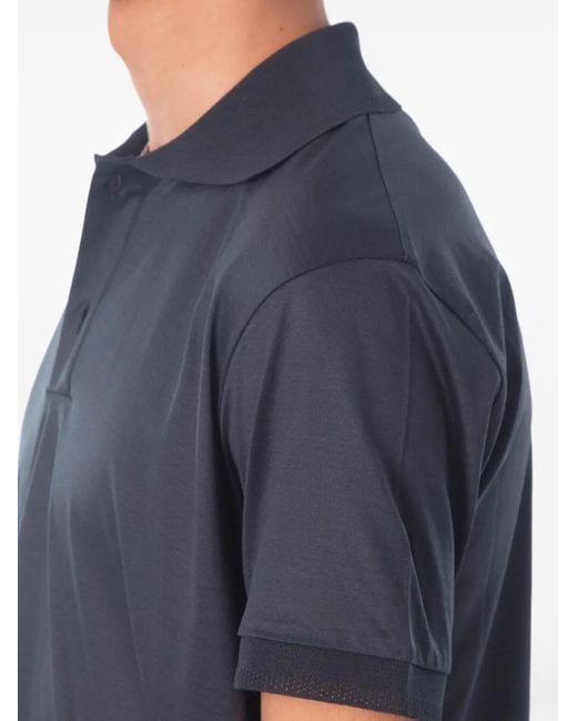 Daniele Fiesoli Blue Polo À Manches Courtes for men
