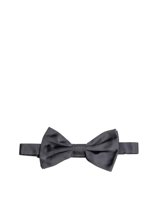Dolce & Gabbana Black Dolce & Gabbana Silk Bow Tie Accessories for men