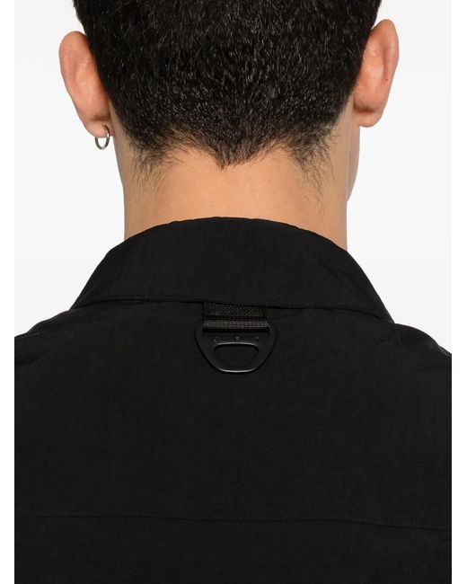 JG1 Black Surchemise À Fermeture Zippée for men
