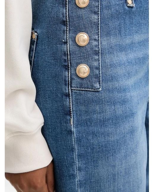 Guess Blue Button-Detail Jeans