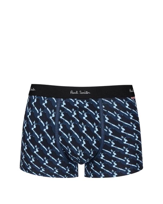 Paul Smith Blue Patterned Briefs for men