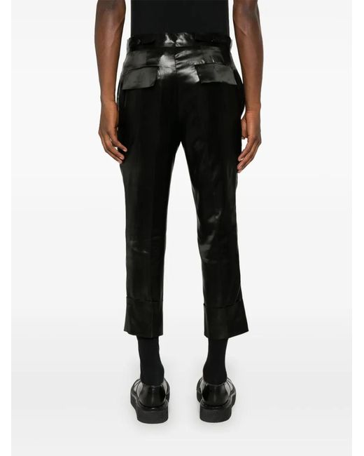 SAPIO Black Fluido Trousers