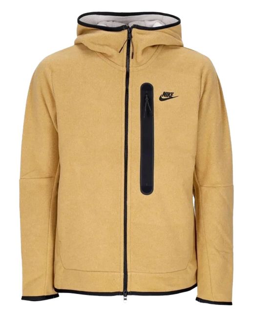 Felpa Winterized Con Zip E Cappuccio di Nike in Metallic da Uomo