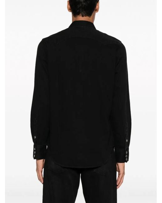 RRL Button-Up Overhemd in het Black voor heren