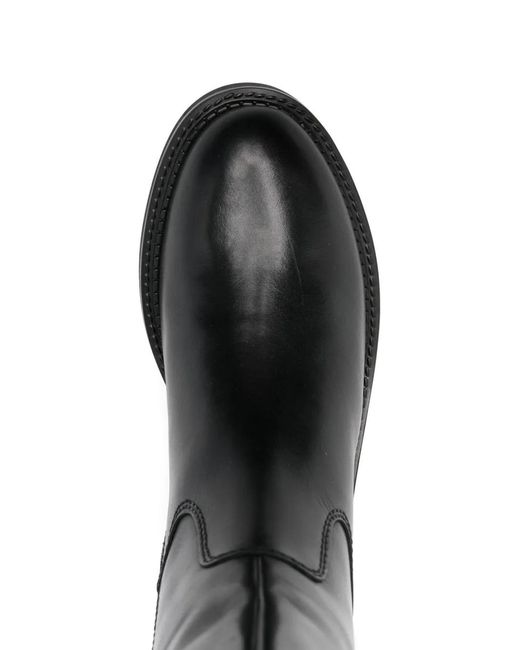 Geox Black Serilda Leather Boots