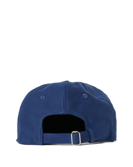 Sky High Farm Blue Sequin-Embellished Cap