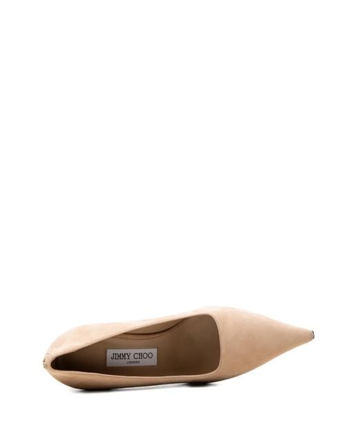 Jimmy Choo White Pointed-Toe Pumps